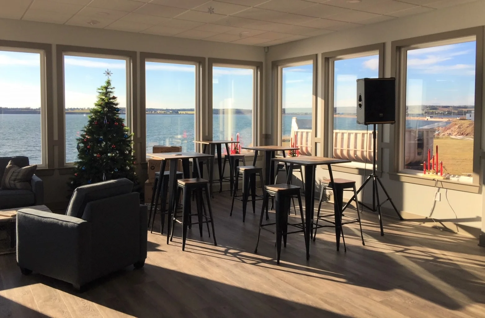 Renovated Hall looking towards Souris Harbour