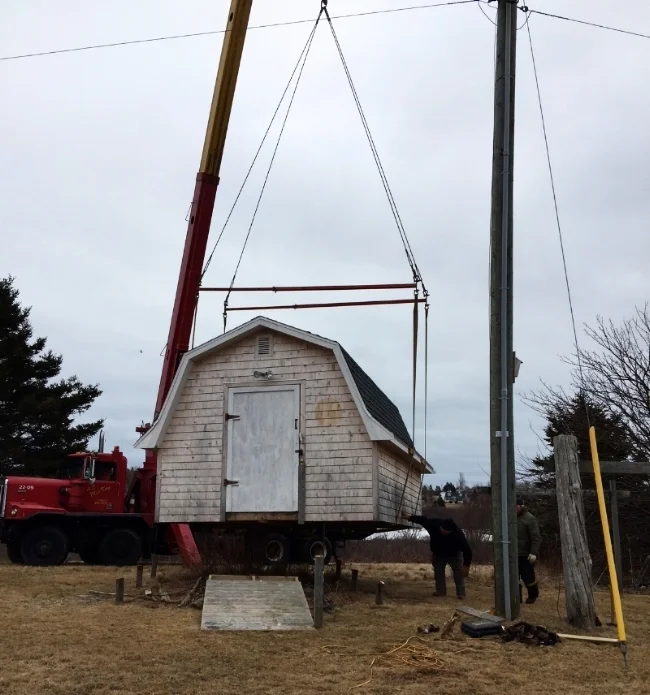 Moving existing Shed