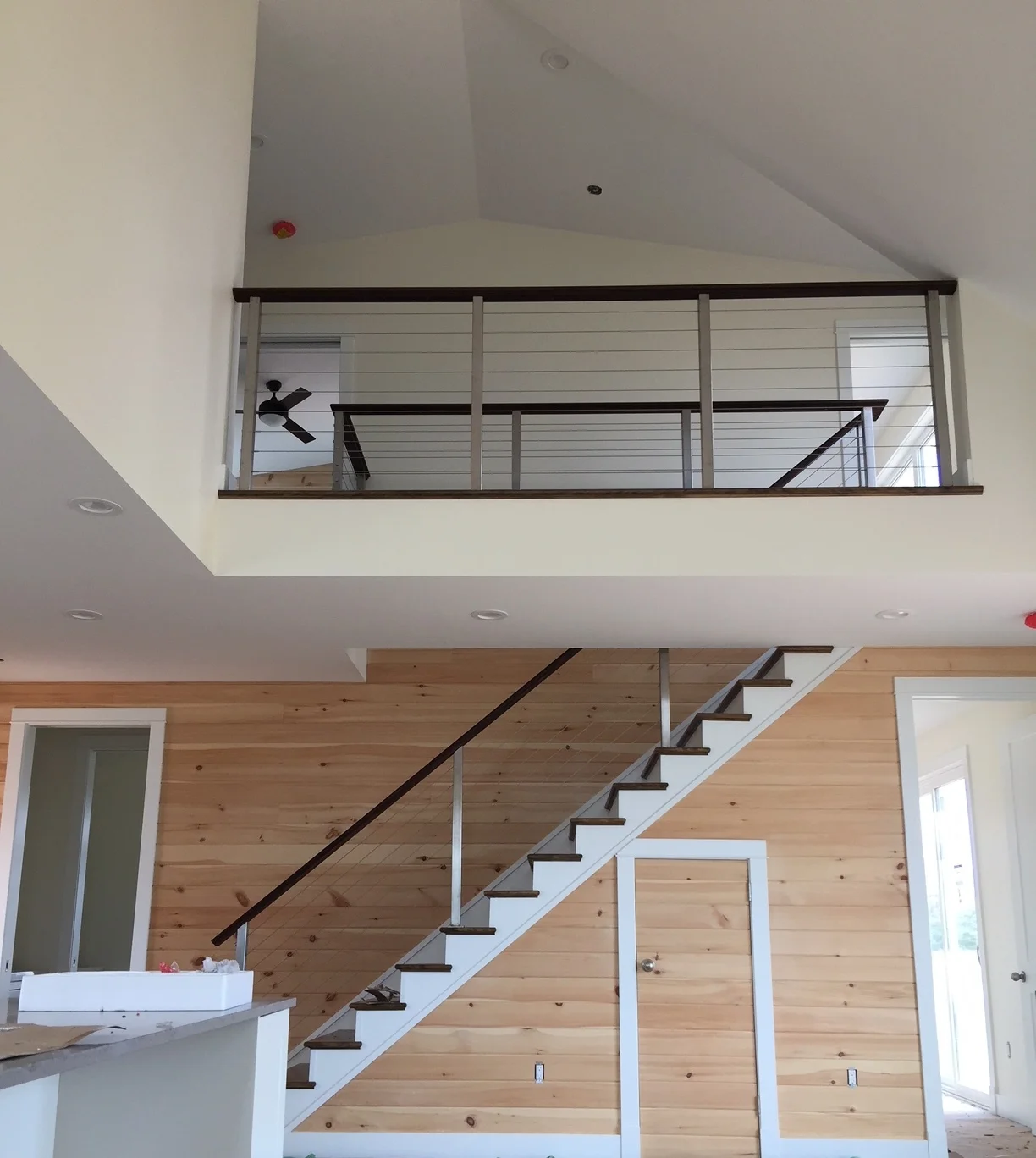 View from Kitchen to Upper Floor