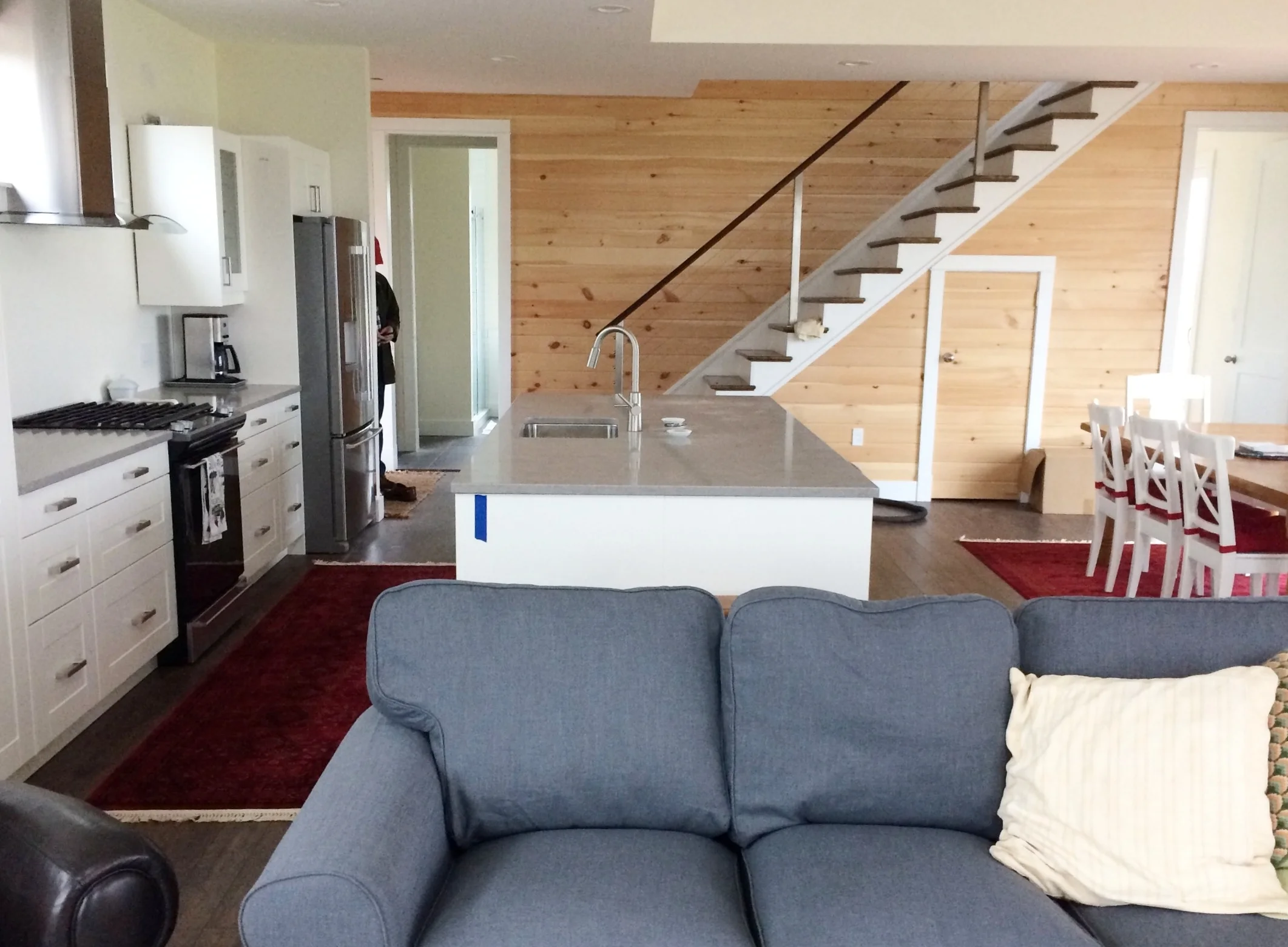 View of Kitchen From Living Area