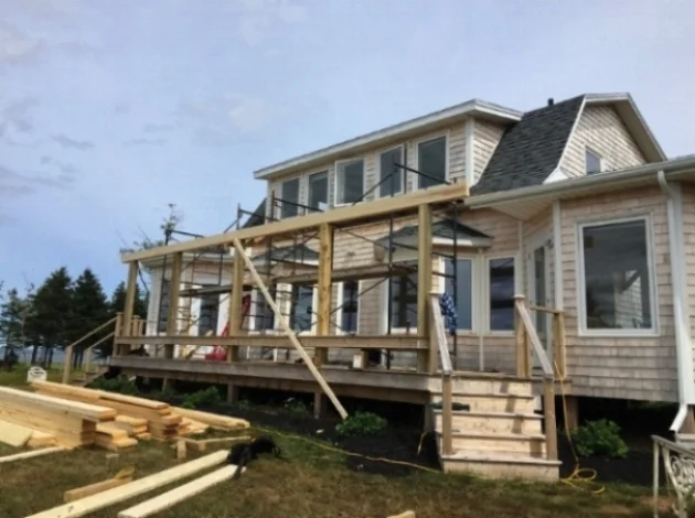 Construction of Porch