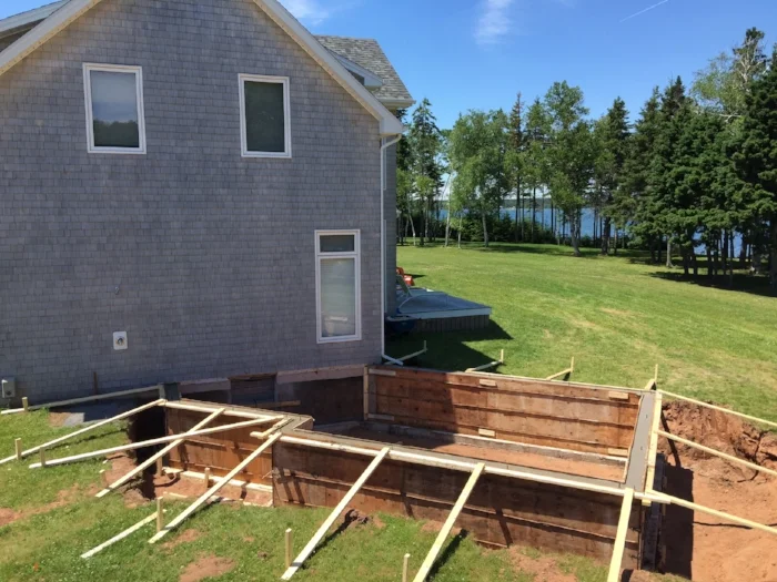 Frost Wall for Addition 