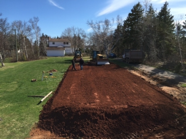Beginning of Construction Looking South