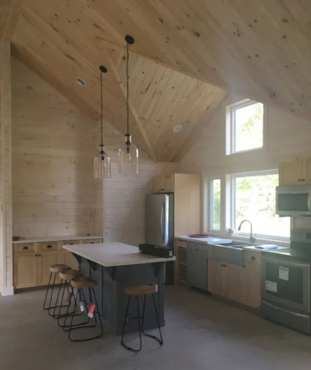 Kitchen View from Living Area