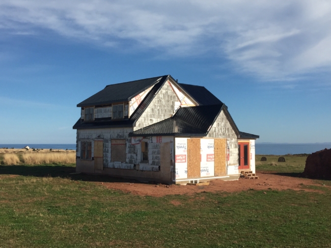 Northwest View With Steel Roof