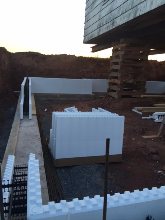Setting Up Insulated Concrete Forms