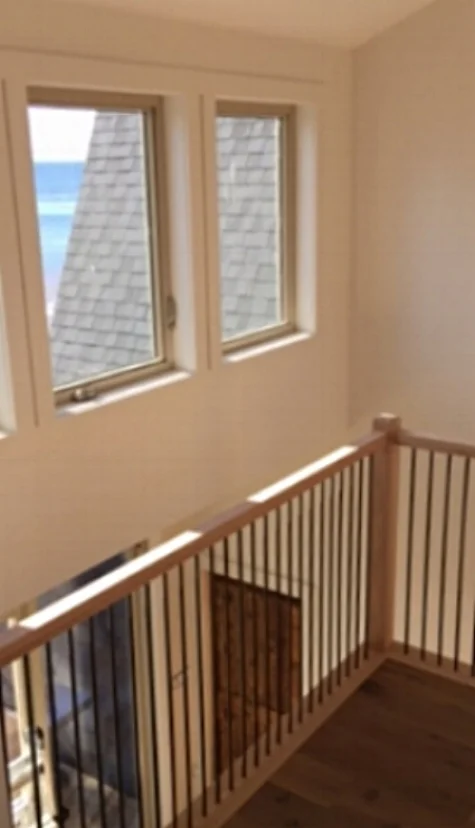 View into Stairway from Library