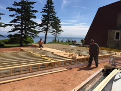 Floor Trusses Installed