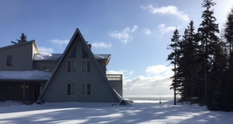 View of Ocean from Road