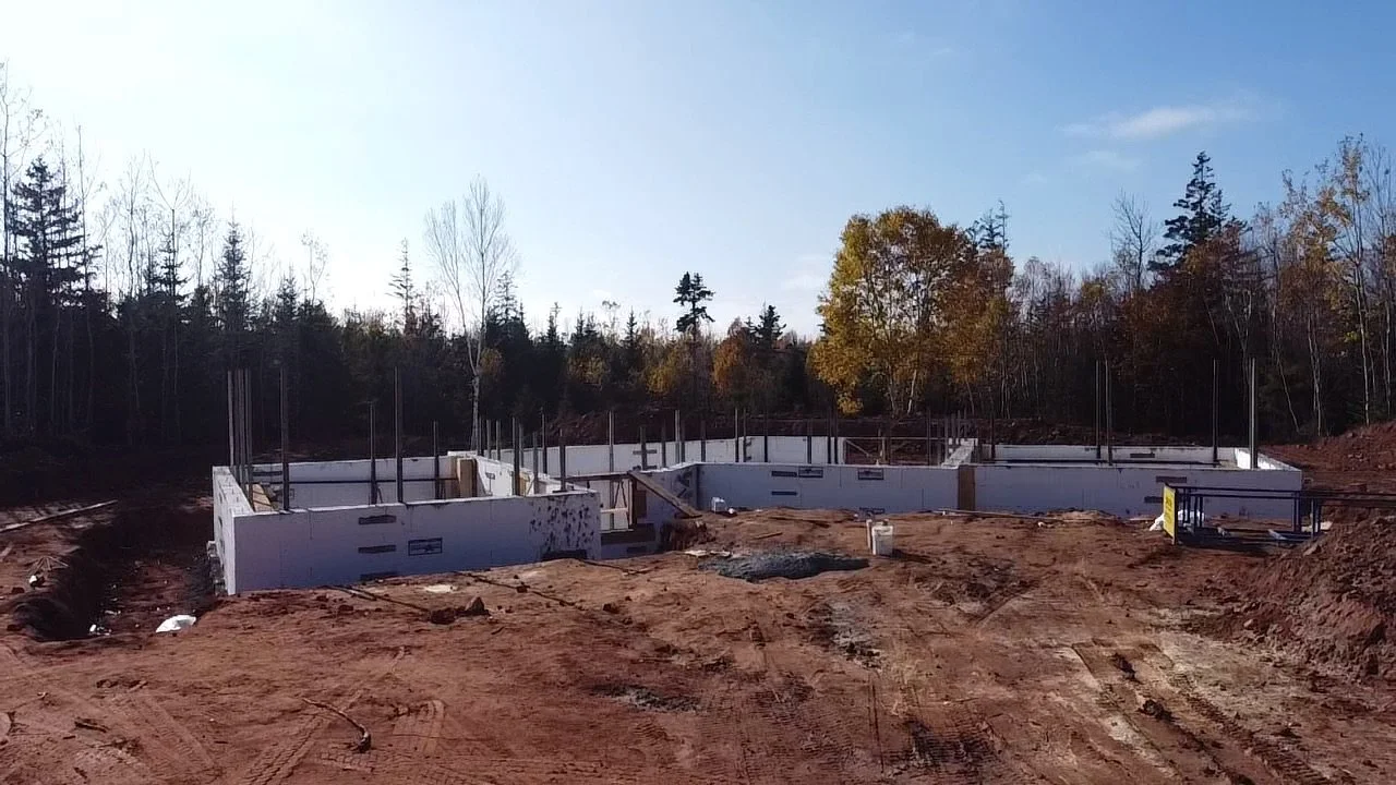 East side of Foundation