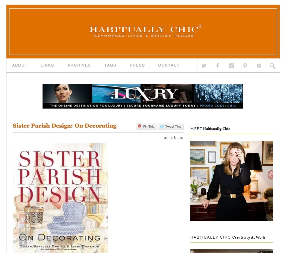 Habitually Chic: Sister Parish Design
