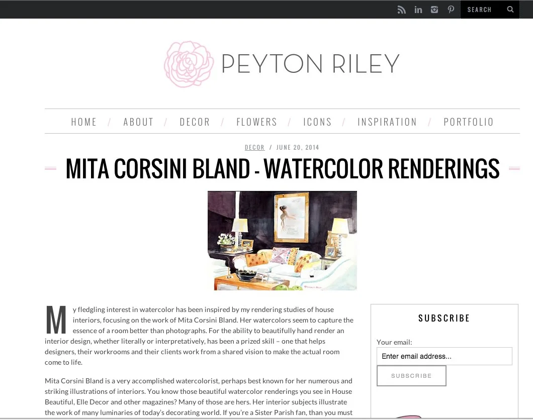 Peyton Riley: Mita Corsini Bland