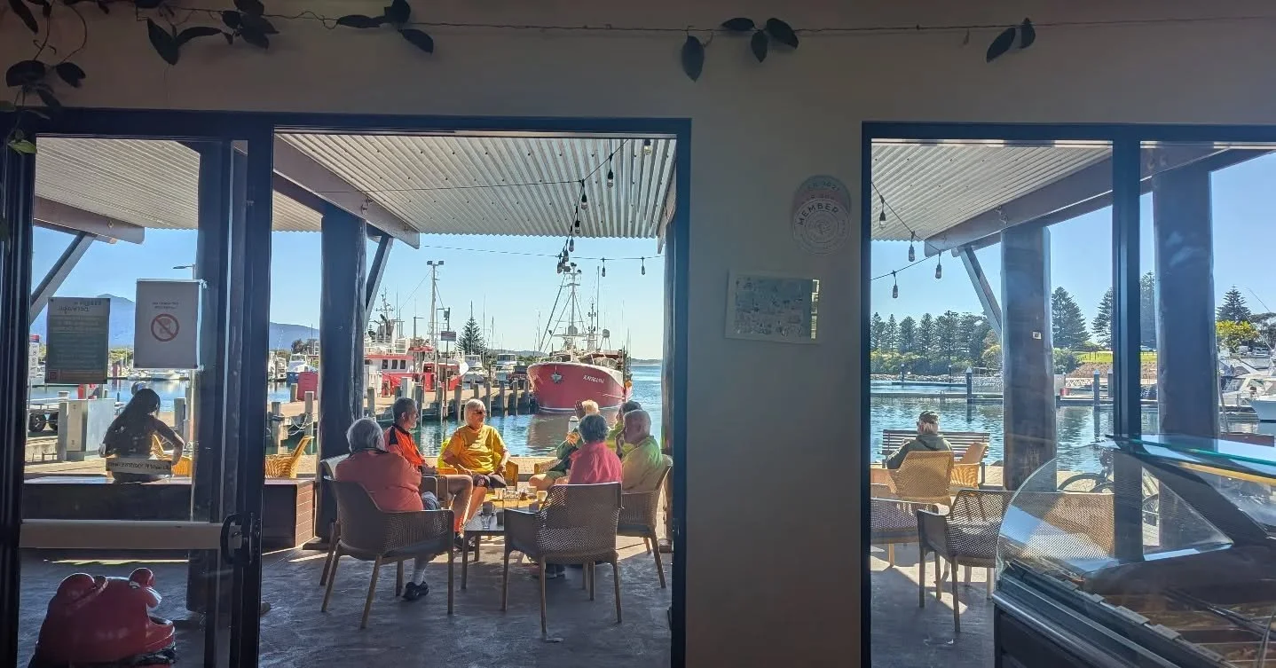 Oh what a day!!! 🌞
Friday morning coffee at the Clinic💕☕💕
#bermaguisouthcoast #bermaguifishermenswharf #coffeeatbermaguiwharf #gelatetiaartigianale #bermagui #coffee #bestview