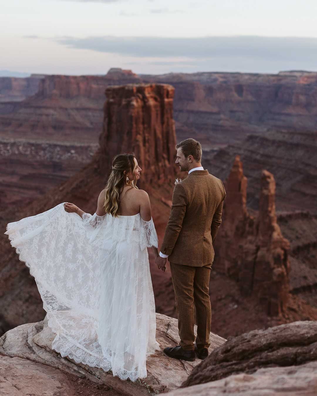 No crowds, no stress&mdash;just love, adventure, and a lifetime ahead. 

Two of my favorite humans chose to celebrate their commitment in Moab, a place that feels like home to them. 

I&rsquo;m honored to have captured the magic of their day, and I c