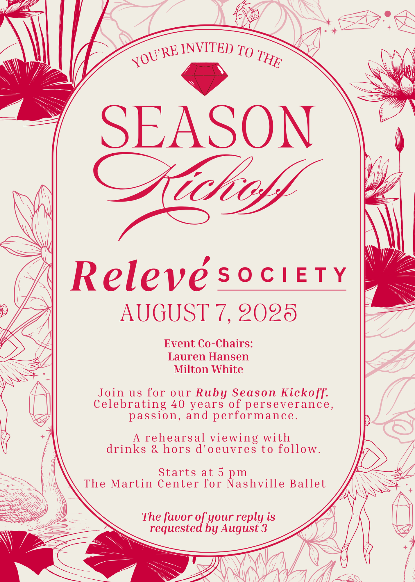 Relevé Society Season Kickoff