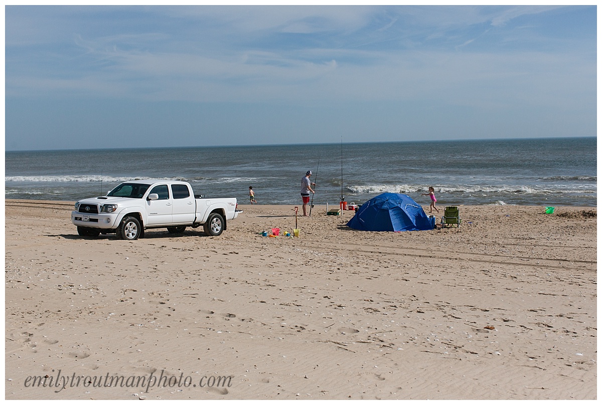 We literally had the drive on fishing beach to OURSELVES all day because my kids spring break is earlier than most and we were spoiled with a random 78 degree day in March! Bless us...