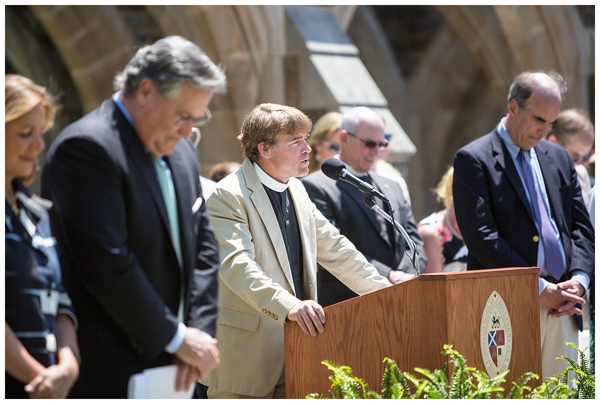Closing prayer by Rev. Jay Hutchinson