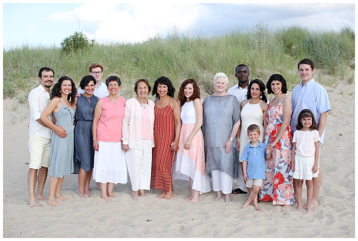This beautiful large family group portrait was the goal of the session but there was lots of fun mixed in as well! 