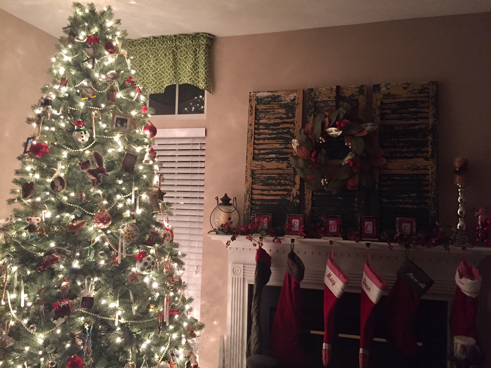 The stockings were hung by the chimney with care...