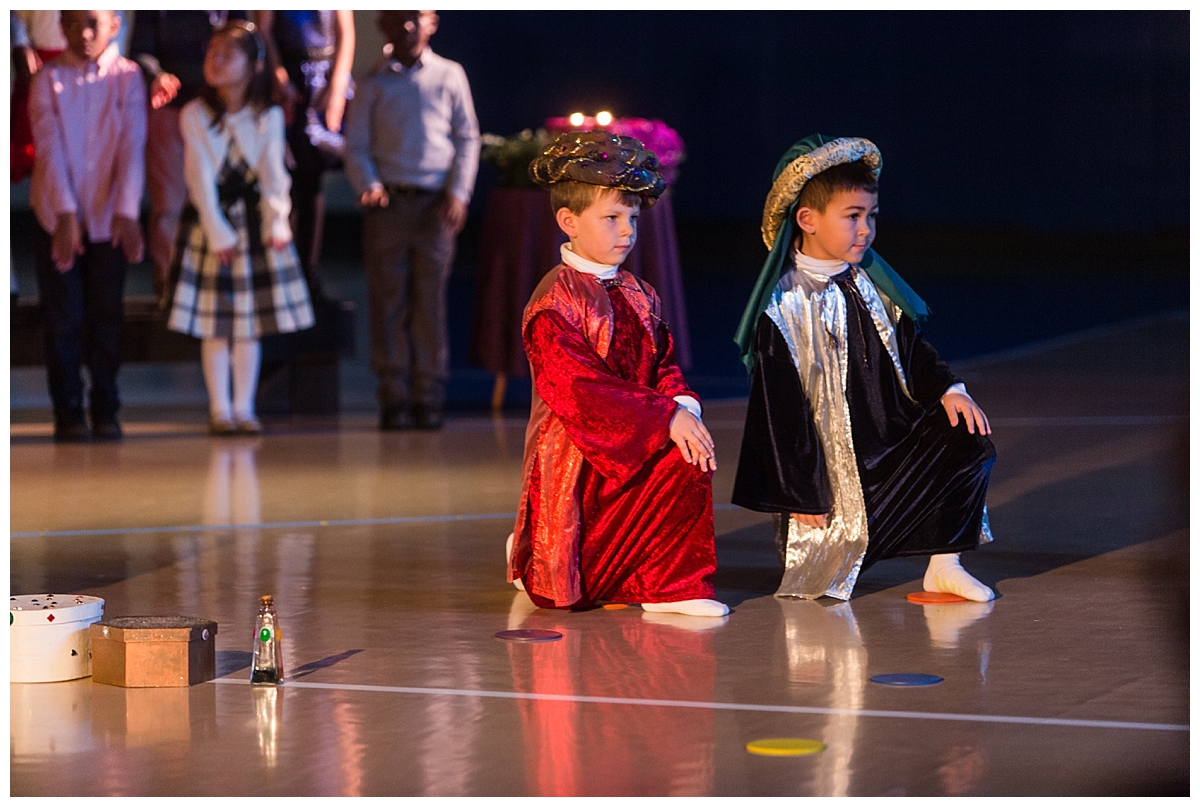 Maxwell was a wise king carrying gold at his school concert.