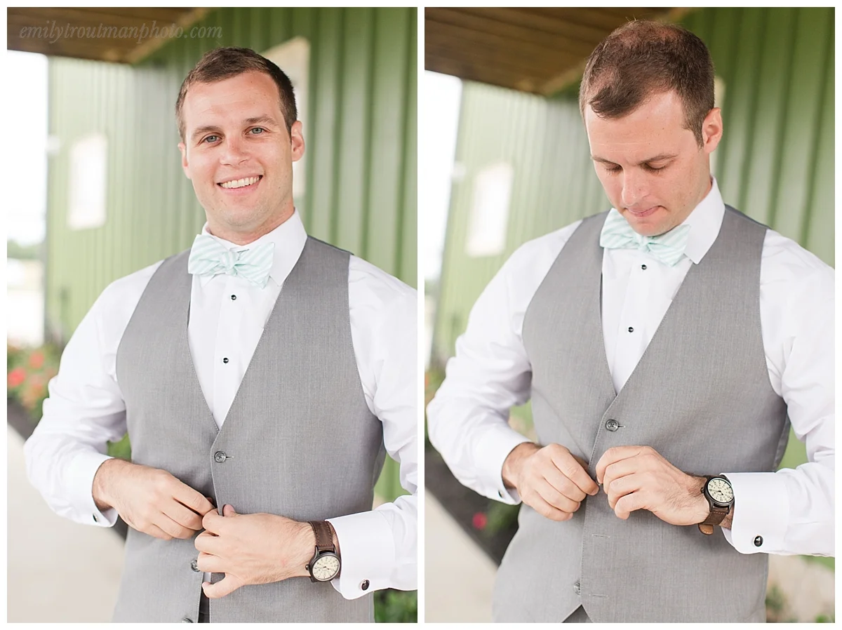 The groom getting ready is just as important as the bride! Although admittedly way less stressful usually ;) 