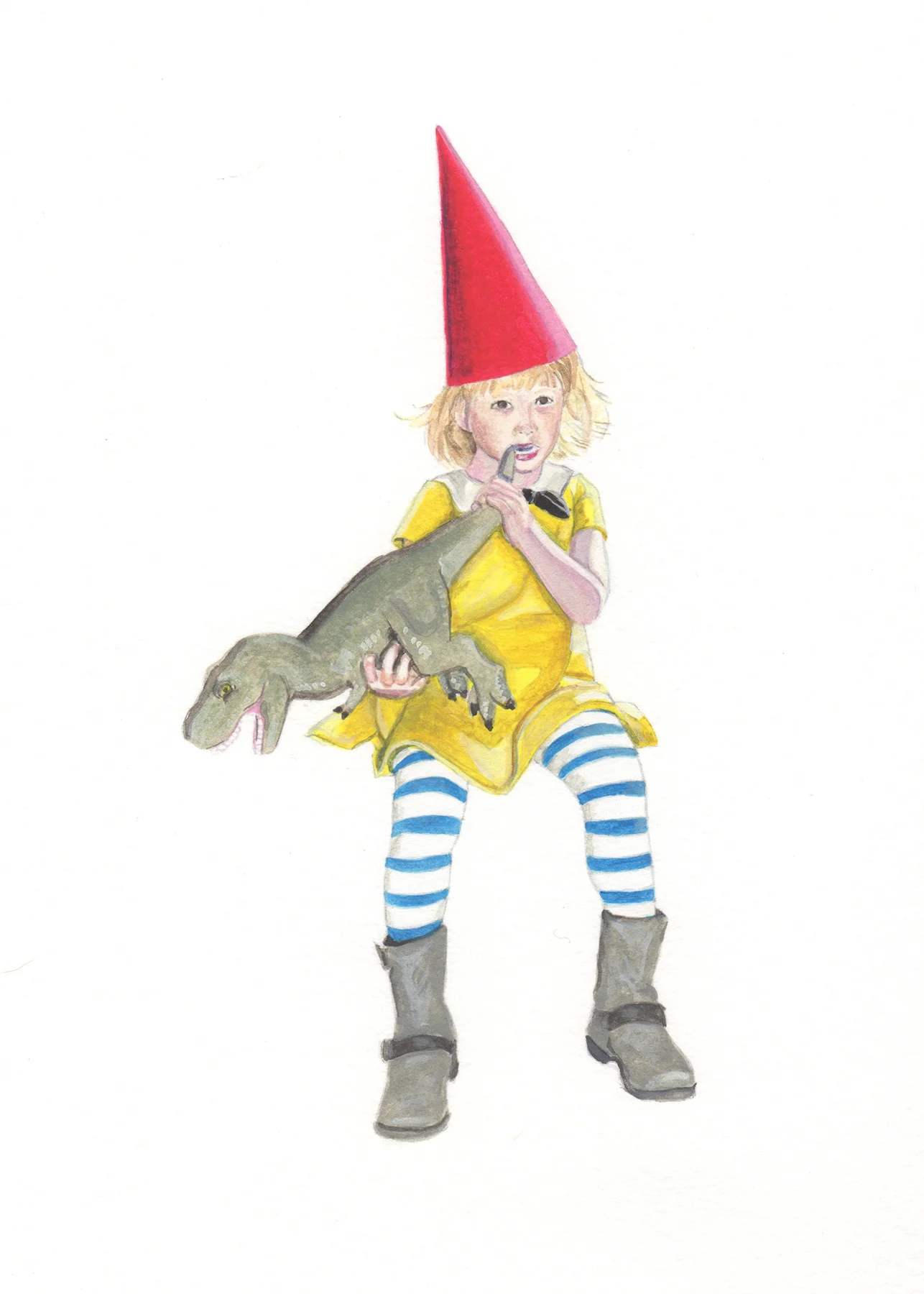 Little Gnome Versus T-Rex No. 3