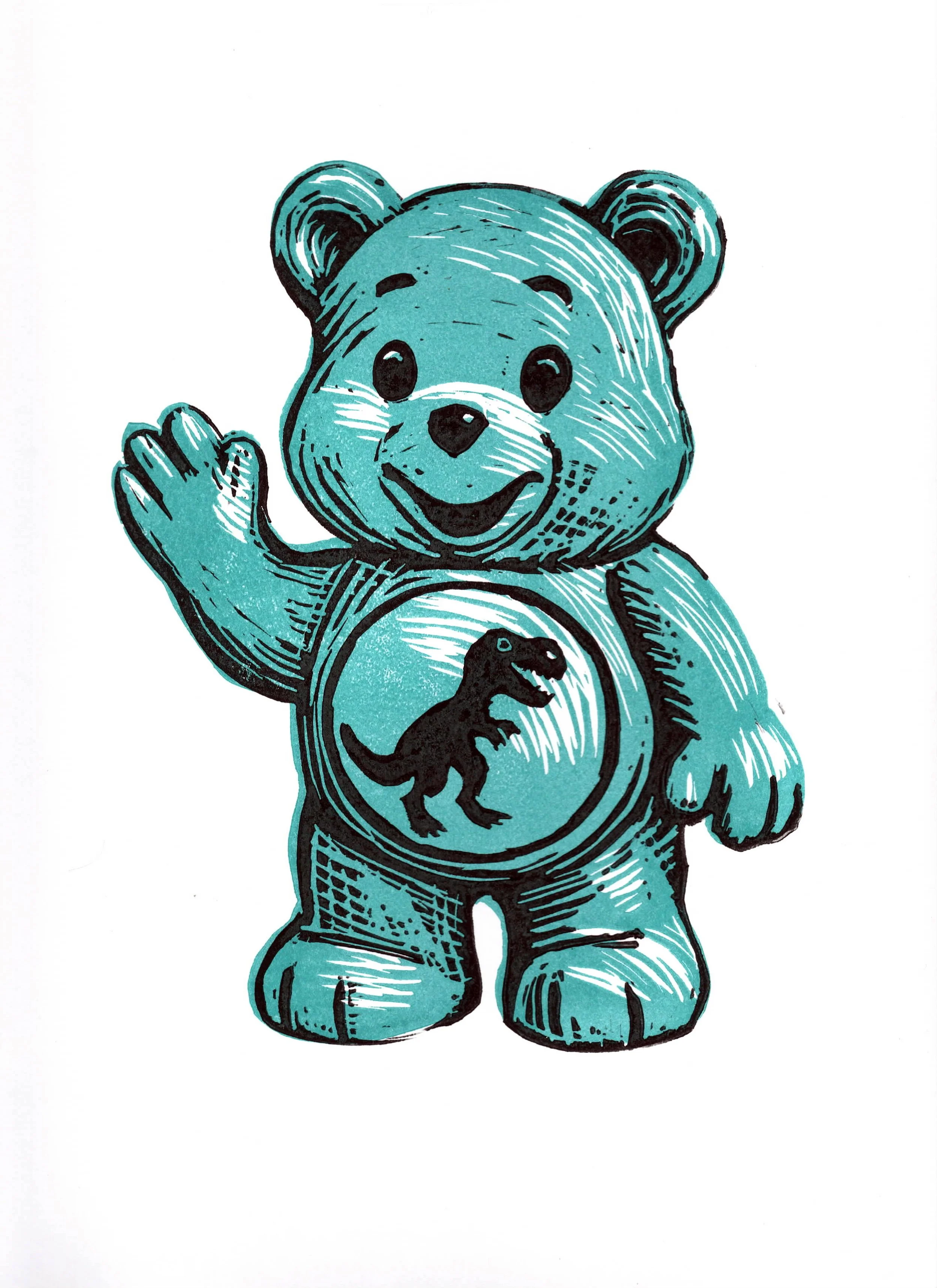 Teal Bear With Rex.jpeg