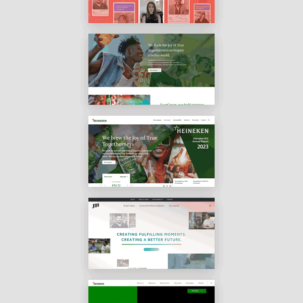 UI Selection 2023 — B2B Pitches & Redesigns