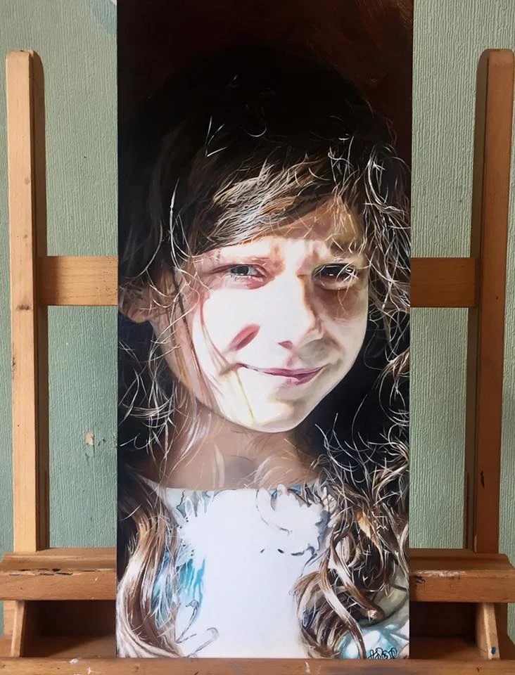 "It is an absolute privilege to have Adam's artwork in our home. He has produced what is not only a beautiful portrait of our daughter, Isabel, but something with ethereal beauty that captures so much of her personality. I can't imagine a day that I will ever tire of looking at it and I can't thank Adam enough for his hard work, vision and talent." - Stephanie Maia, Edinburgh. 