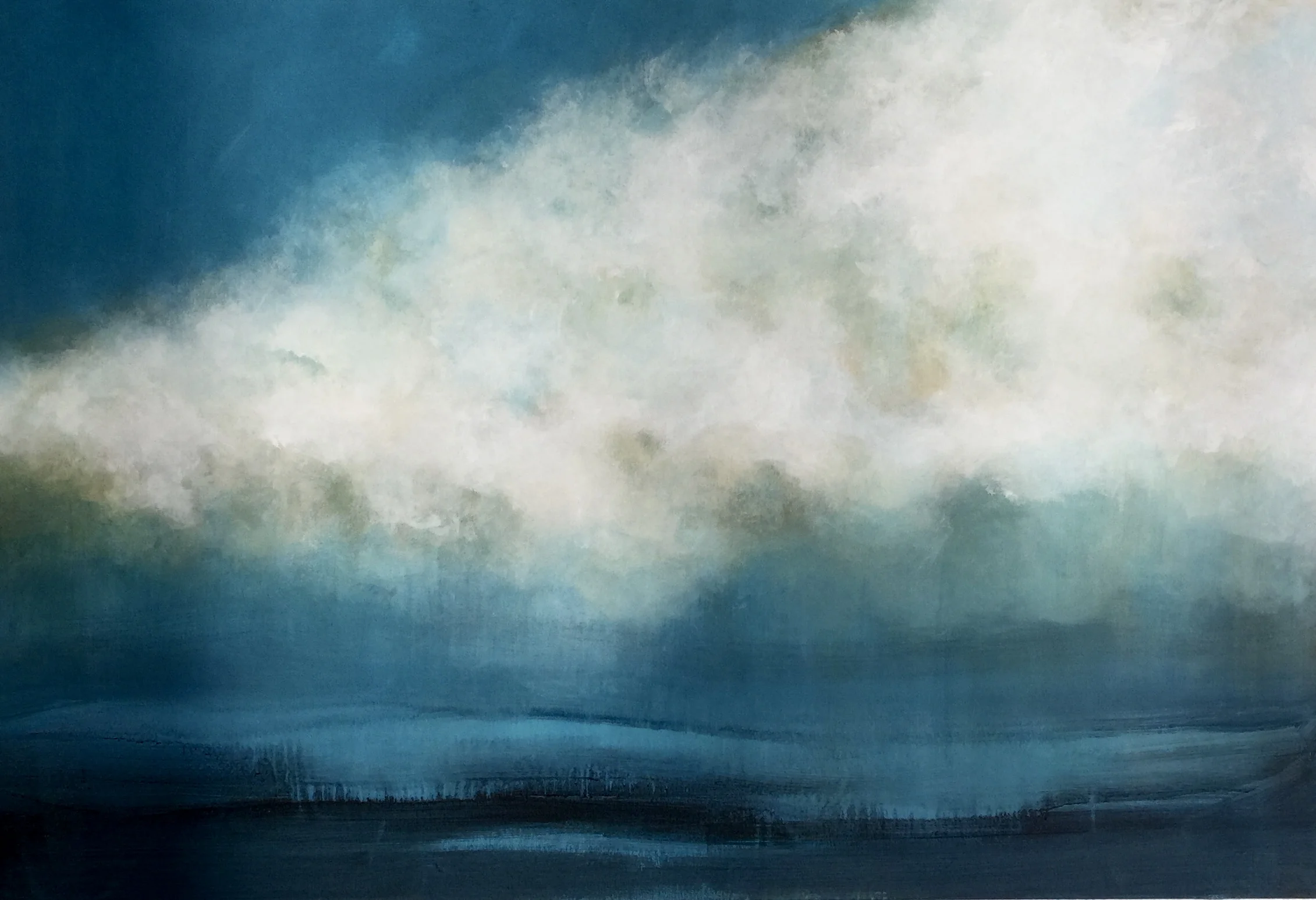Interlude 2017. 39" by 69". Sold.