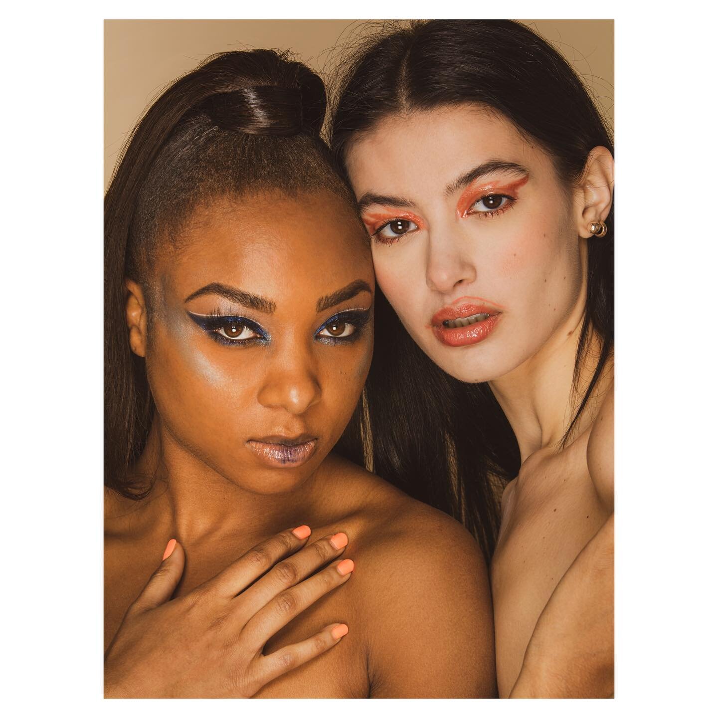 Jamaria and Kat. 2021. 
&bull;
&bull;
&bull;
&bull;
&bull;
HMU by @tashxi Retouching by yours truly
#shootfilmnotguns #femalephotog #studio #womeninphotography #wip #beautyshot #fashion #studio #beauty #newyork #atlanta #model #portrait #makeup #glos