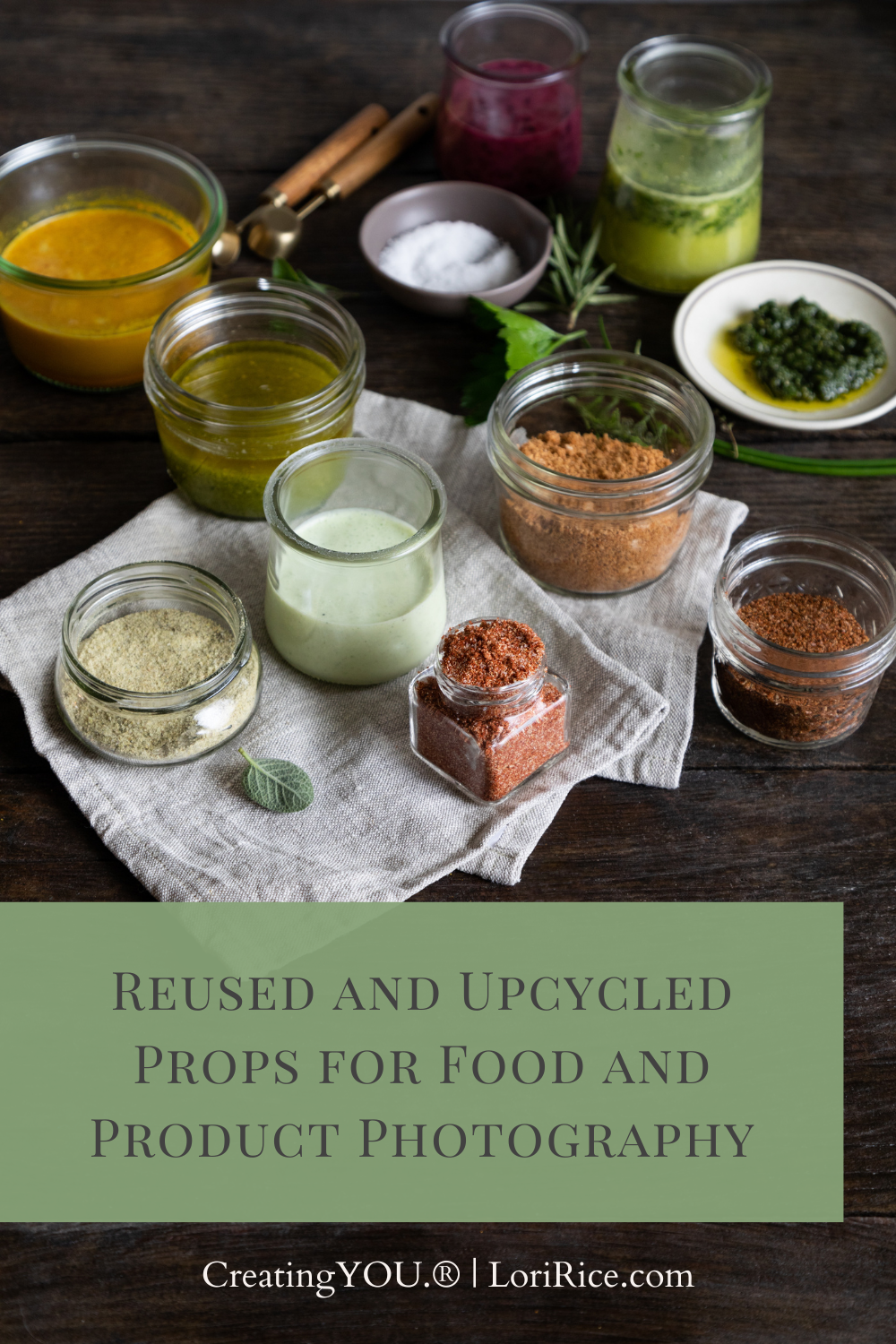 Food Props Examples Reused and Upcycled Props for Food and Product Photography | Lori Rice