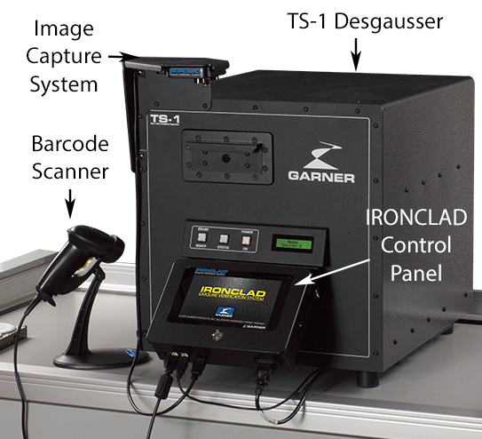 Ironclad degaussing verification integrated with TS-1 Degausser