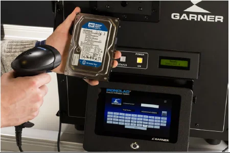Scanning in HDD serial number.