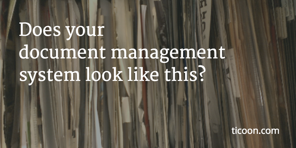 Does your "document management" system look like this?