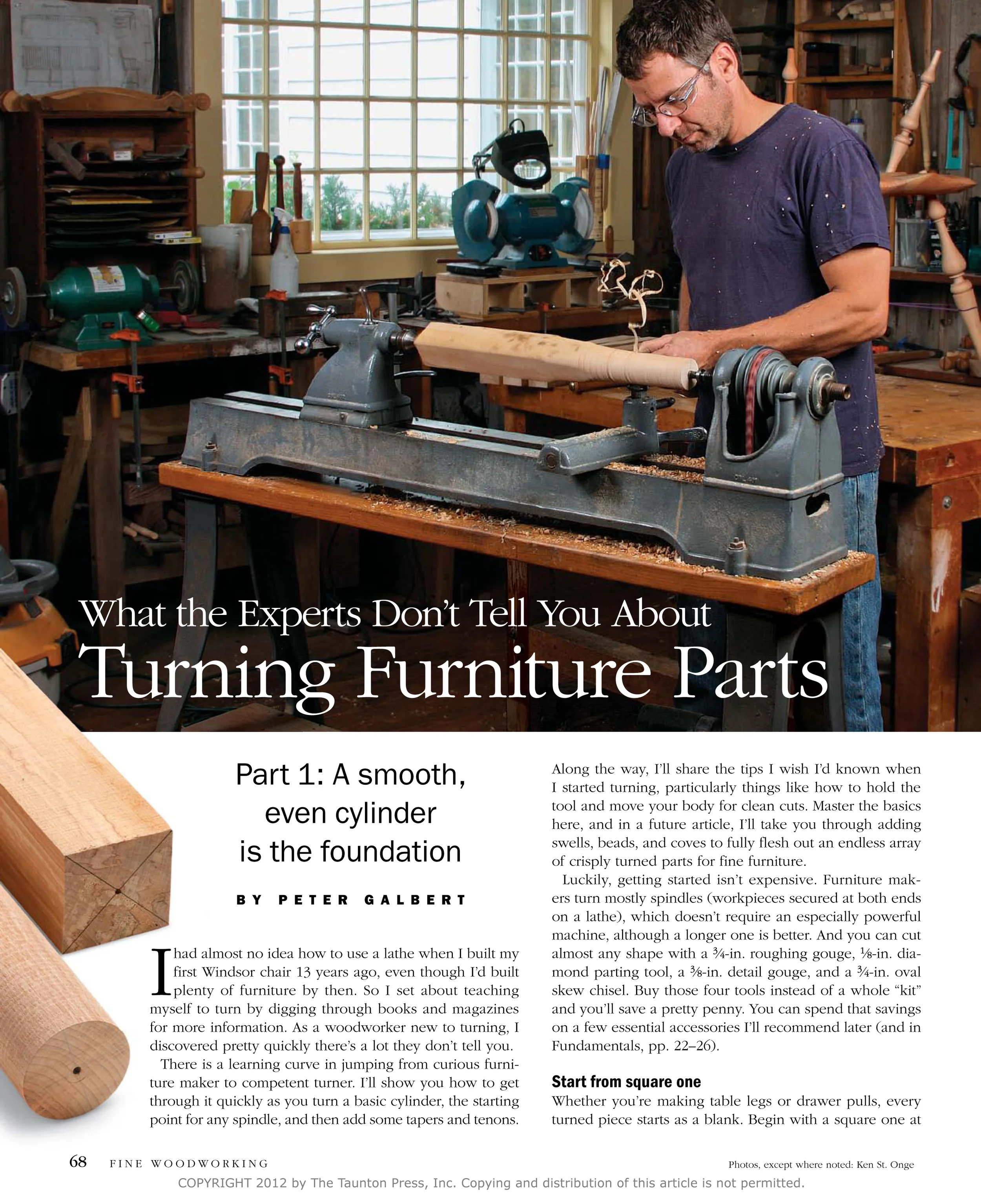 What the Experts Don't Tell You About Turning Furniture Parts