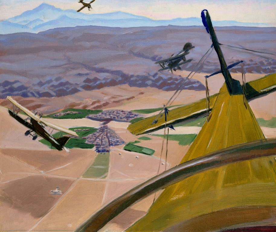 Sydney Carline, "Flying Above Kirkuk," 1919