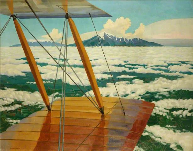 Richard Carline, "Mount Hermon and Mount Sannin above the Clouds ," 1920