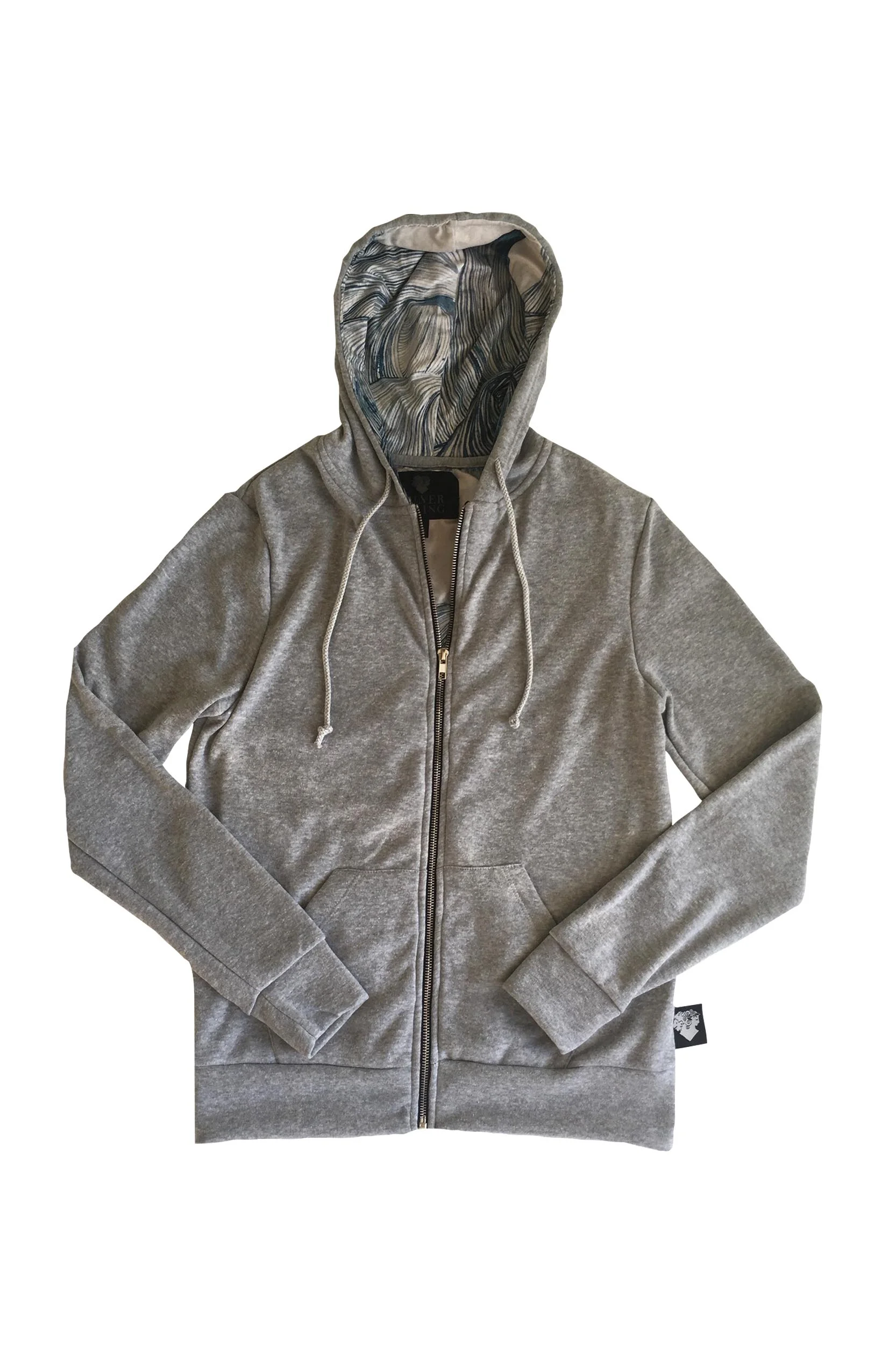 Linda Fahey Silver Lining Wave Hoodie