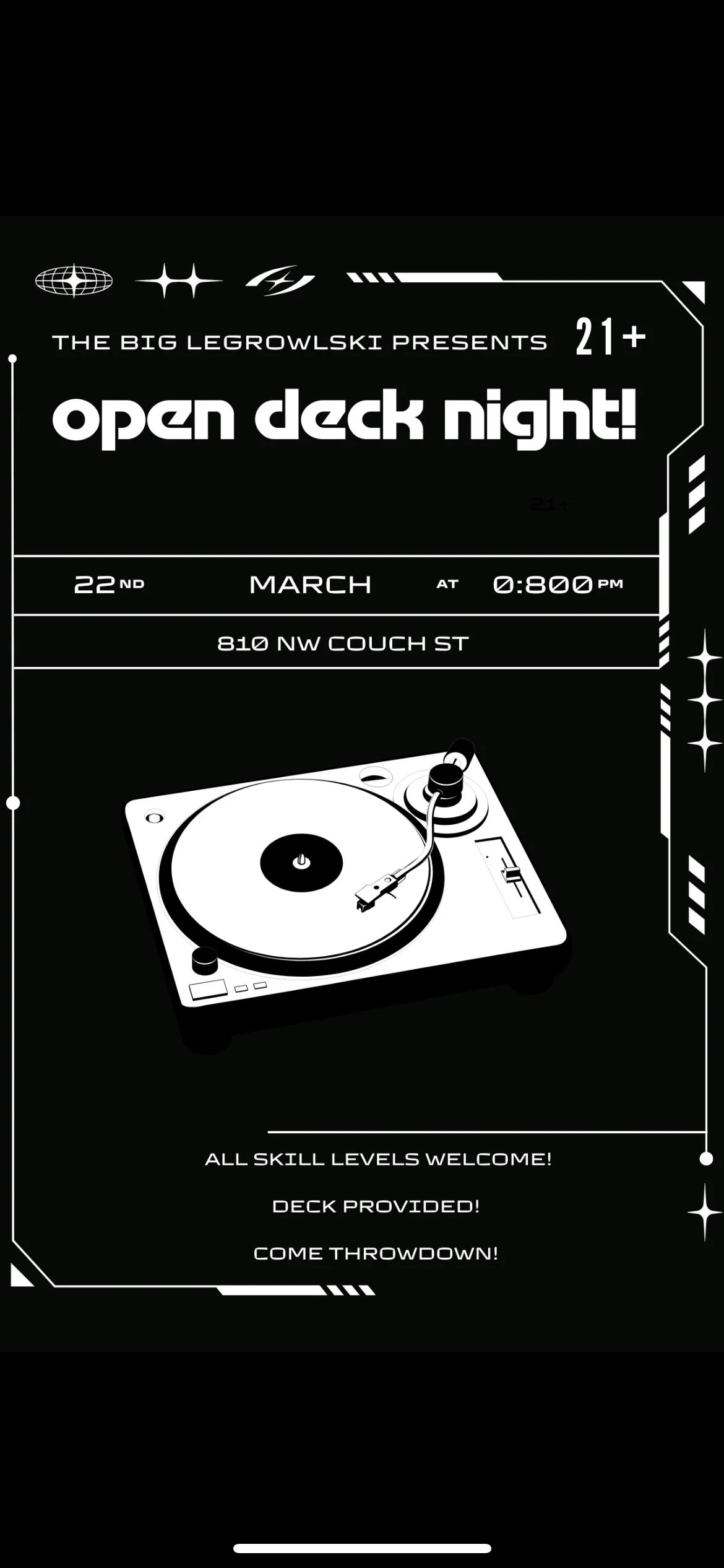 OPEN DECK NIGHT