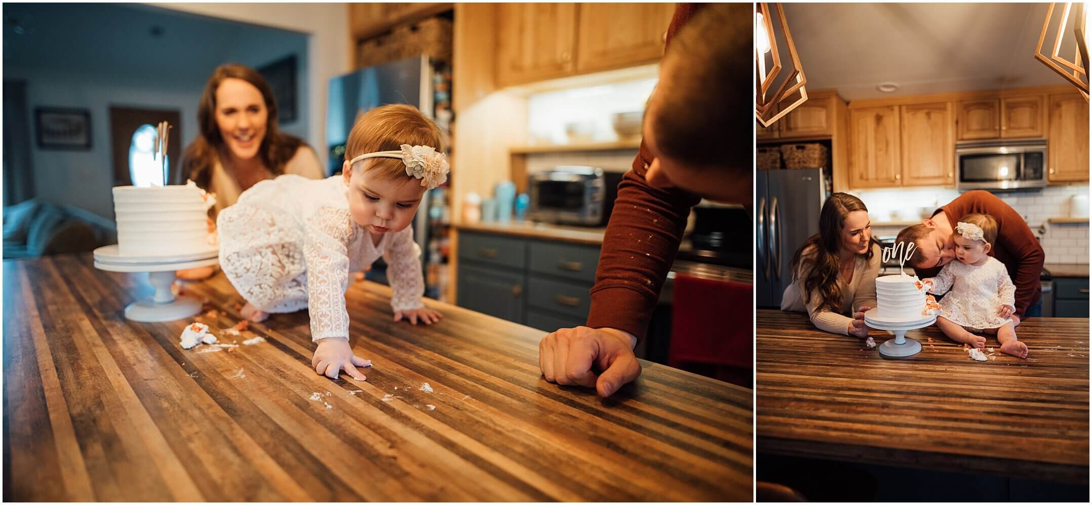 cake smash | home photography | one year old birthday | Kelly lovan photography