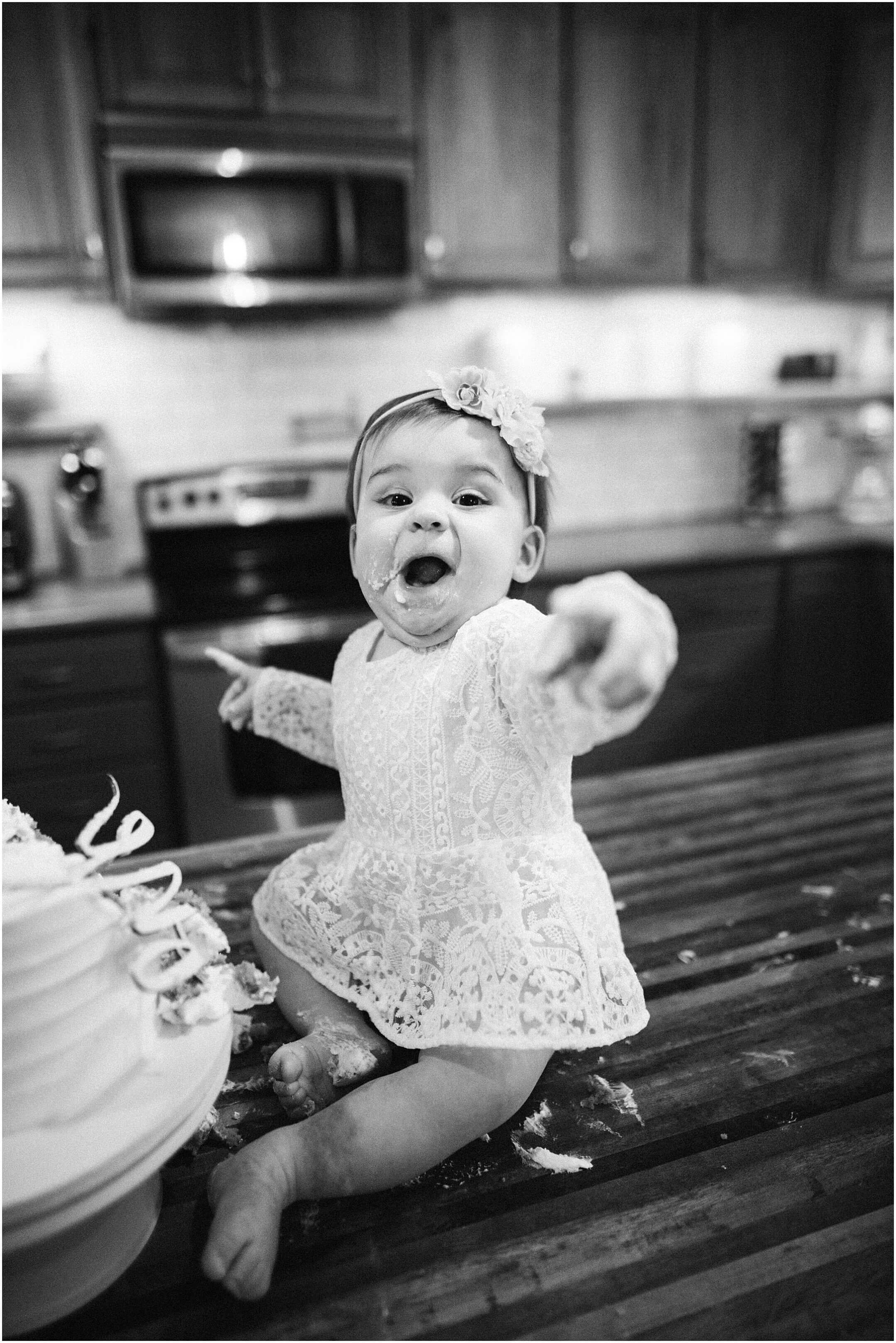 Kelly lovan photography | cake smash | one year old 