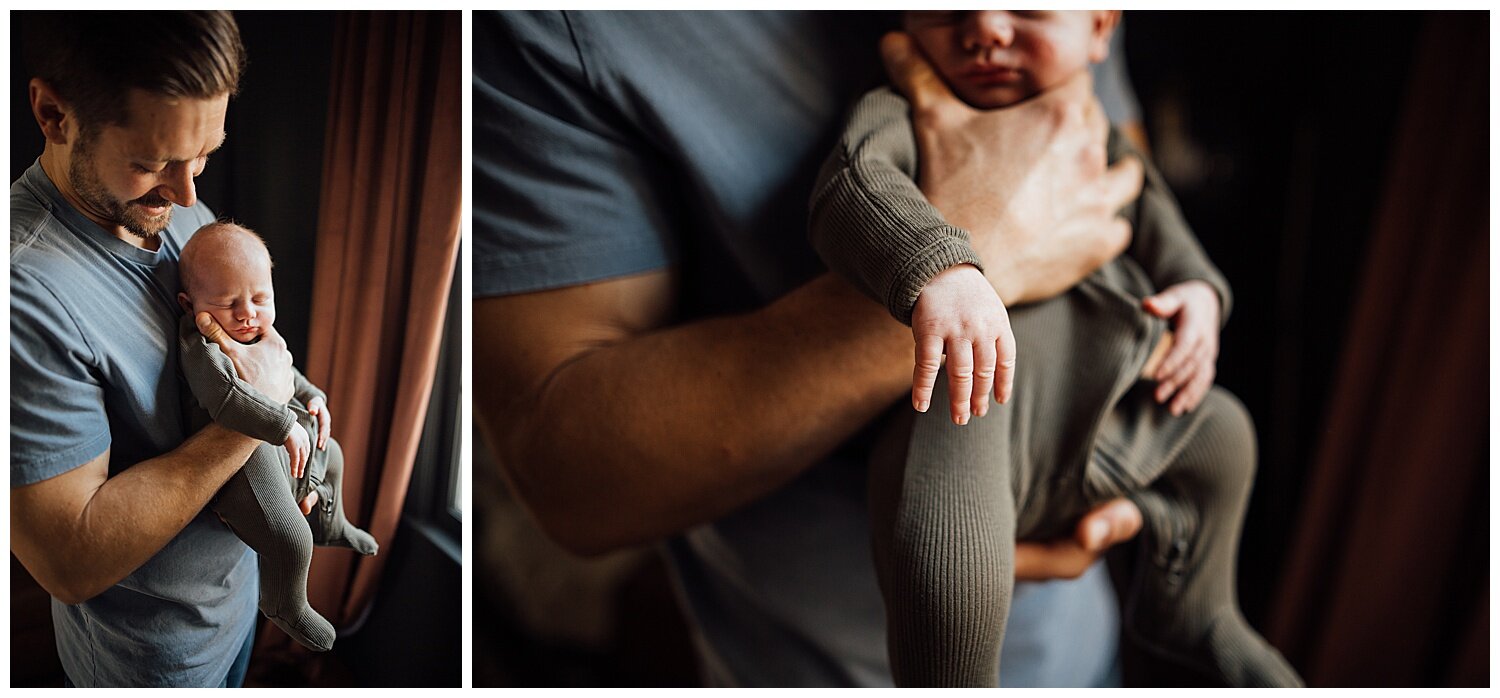 indiana newborn photography | newborn photo | fatherhood | Kelly Lovan photography