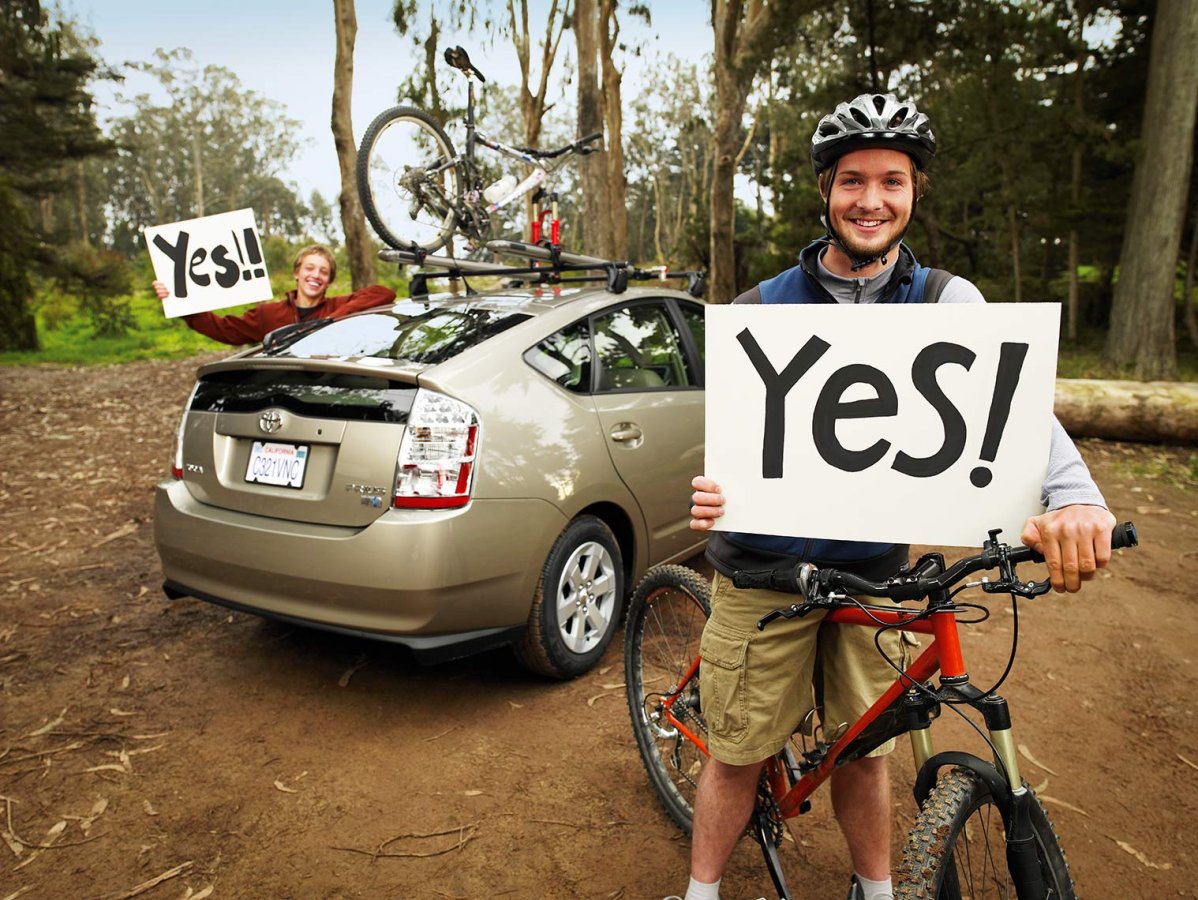 Toyota Prius "YES" print campaign