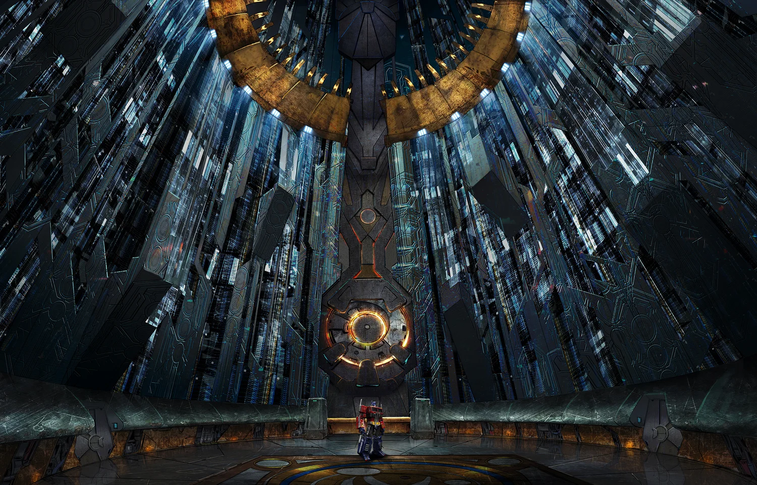 Animation frame - Optimus in Alpha Trion's library