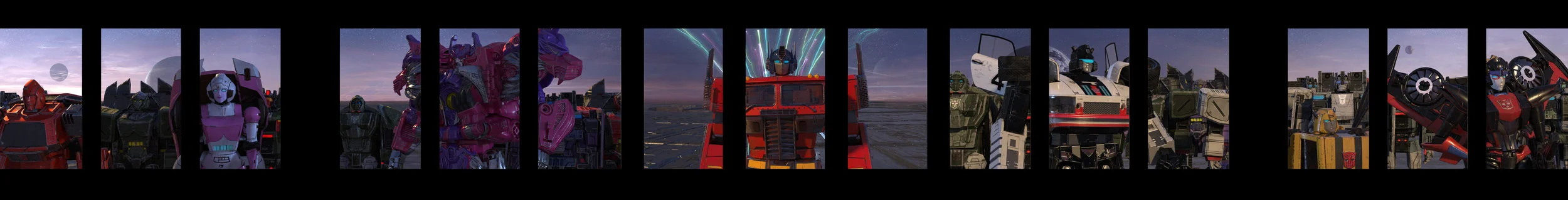 Transformers: multi-screen animation