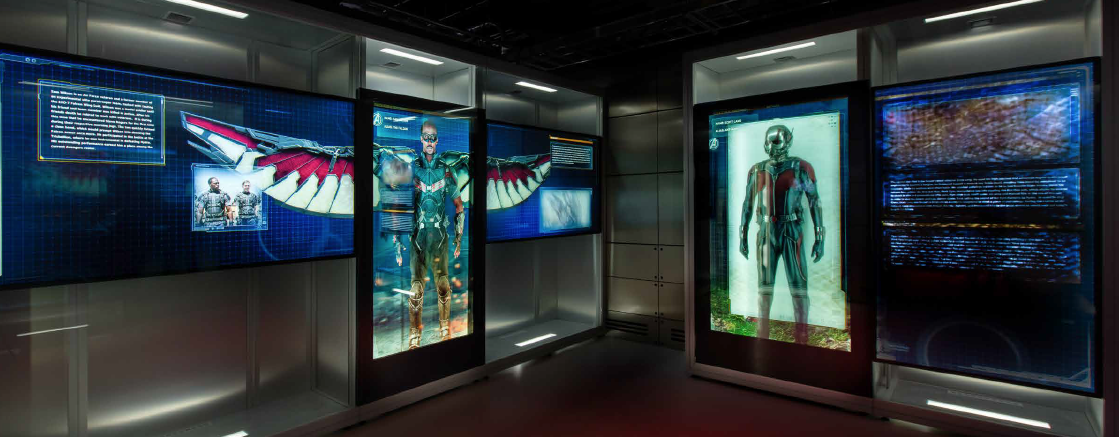 Interactive profiles - Falcon and AntMan