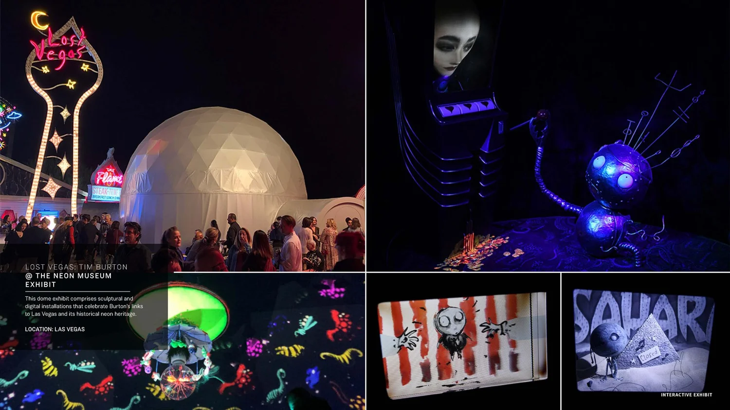 Tim Burton's Lost Vegas - Interactive Experience