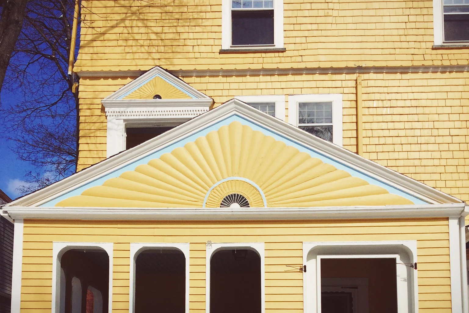 The house that inspired the album art for Love's Crushing Diamond by Mutual Benefit