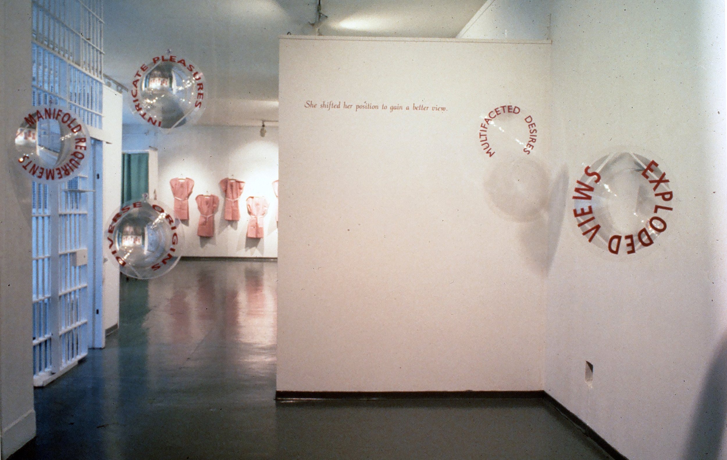 Sight Unseen installation at SPARC 1993, Venice, CA In collaboration with Leslie Ernst